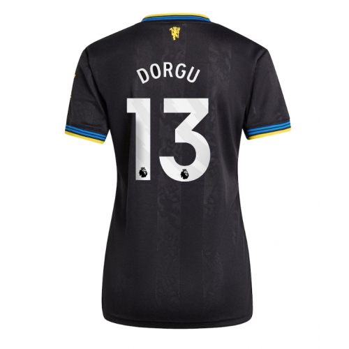 Billige Fotballdrakt Manchester United Patrick Dorgu #13 Replika Tredjedrakt Dame 2025-26 Kortermet Billige Fotballdrakt Manchester United Patrick Dorgu #13 Replika Tredjedrakt Dame 2025-26 Kortermet